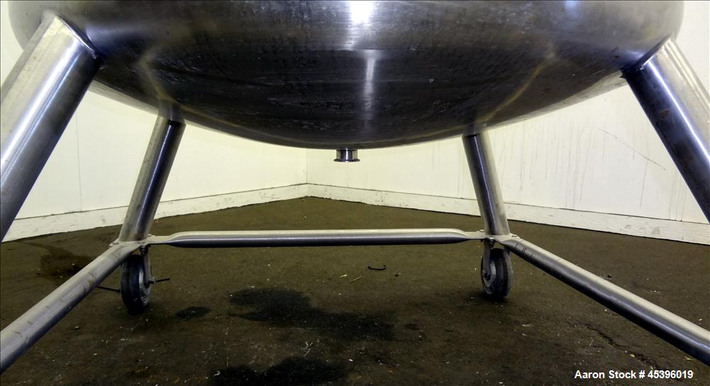 Used 800 Liter Stainless Steel Precision Stainless Pressure Tank