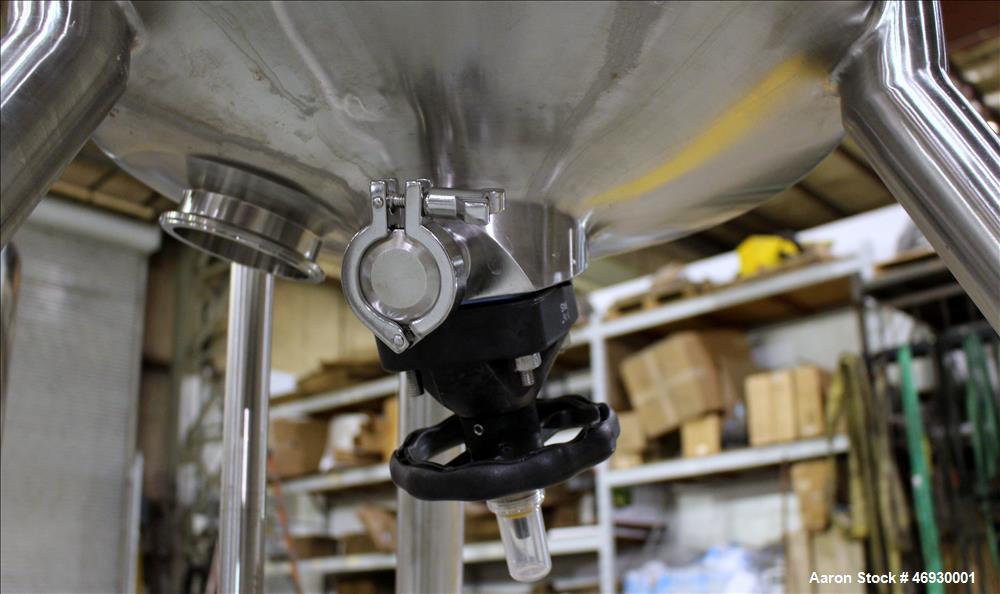 Used Pure-Flo Precision Pressure Tank, 100 Liter (26.4 Gallon), 316L Stainless