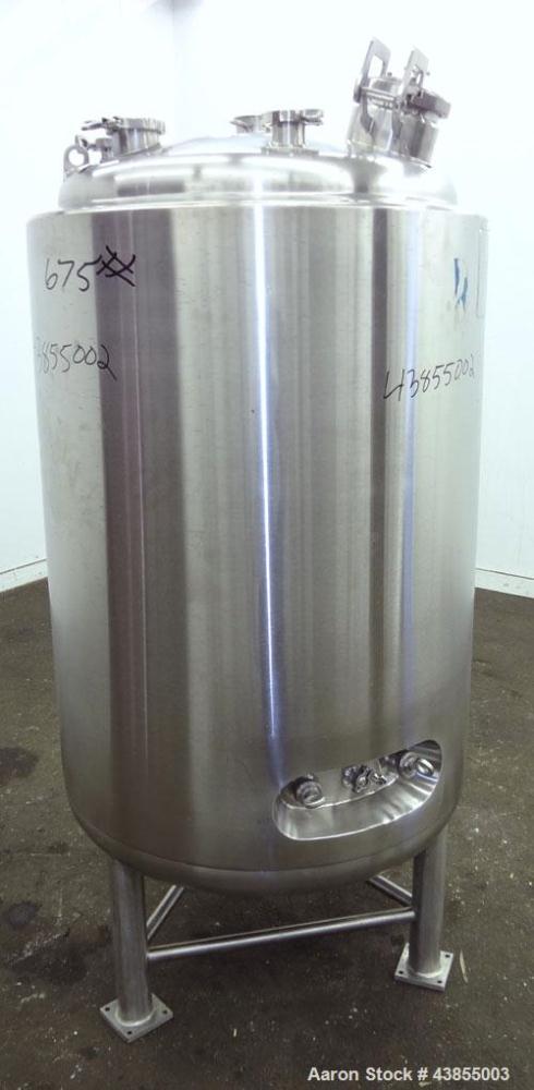 Used 130 Gallon Stainless Steel Pure-Flo Pressure Tank