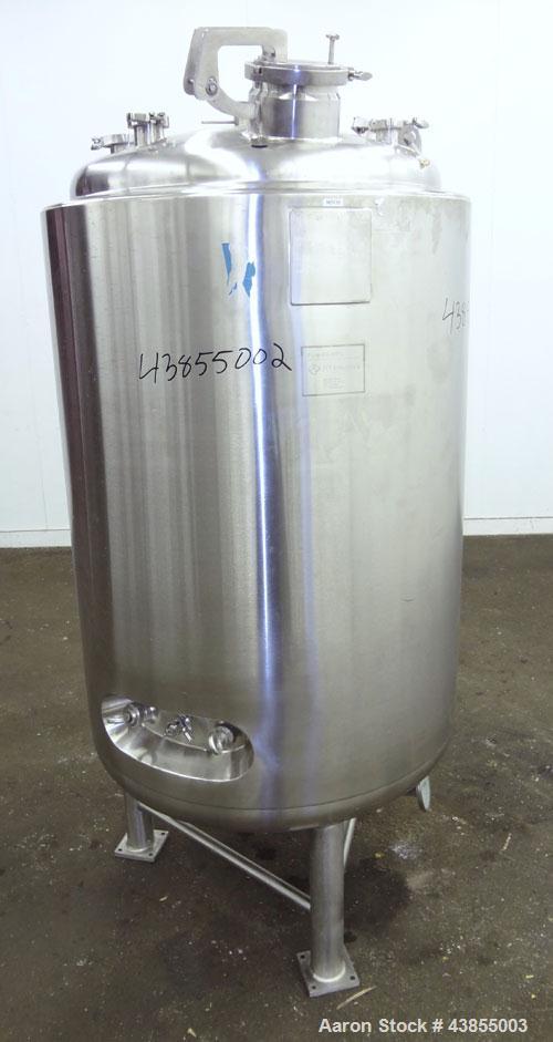 Used 130 Gallon Stainless Steel Pure-Flo Pressure Tank