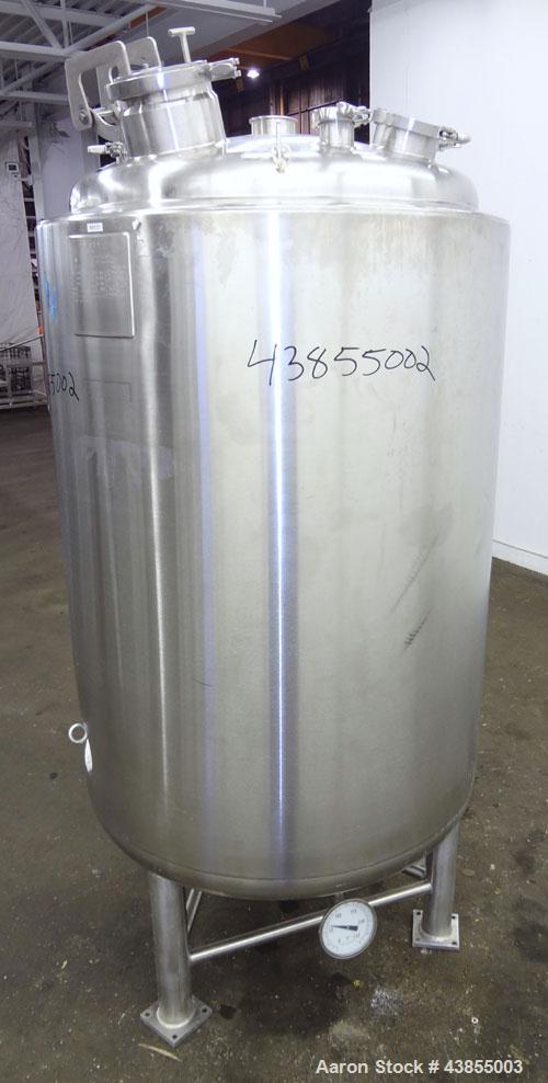 Used 130 Gallon Stainless Steel Pure-Flo Pressure Tank