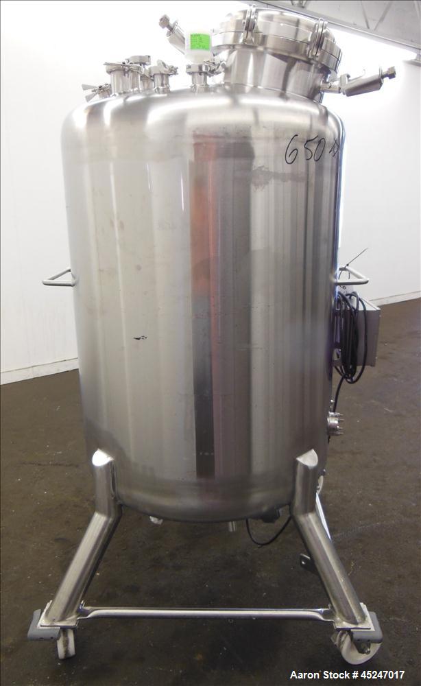 Used 200 Gallon Stainless Steel Pure-Flo Precision Tank, Model MBI410H37