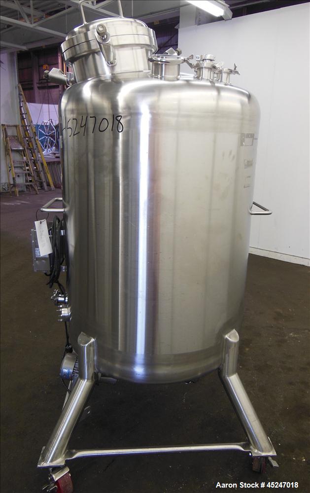 Used 200 Gallon Stainless Steel Pure-Flo Precision Tank, Model MBI410H37