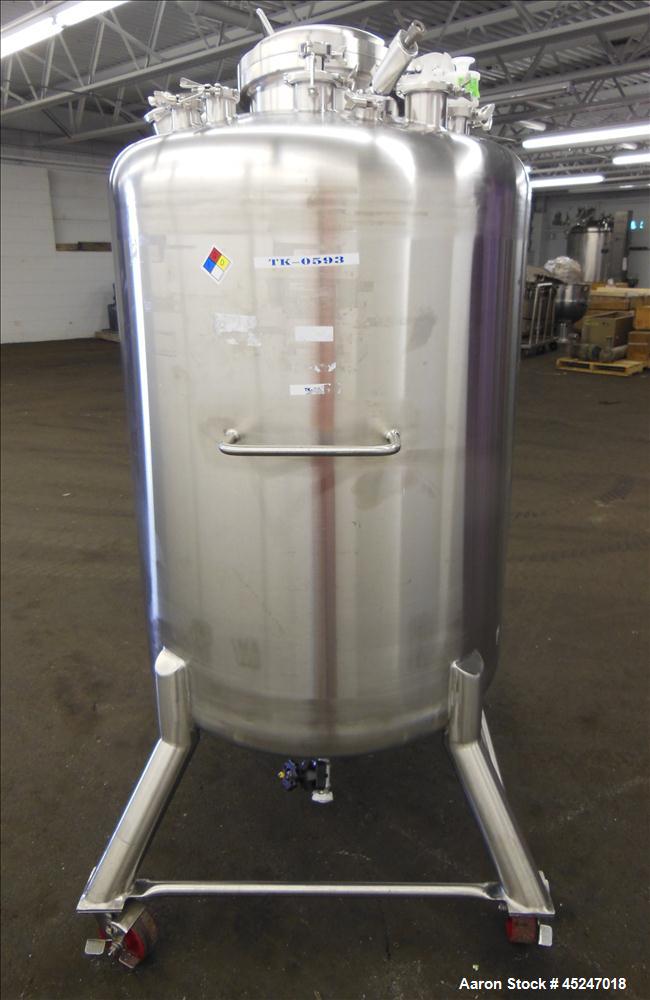 Used 200 Gallon Stainless Steel Pure-Flo Precision Tank, Model MBI410H37