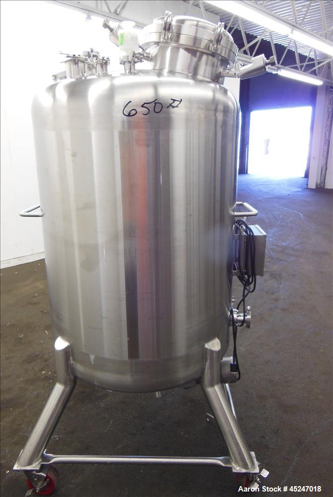 Used 200 Gallon Stainless Steel Pure-Flo Precision Tank, Model MBI410H37