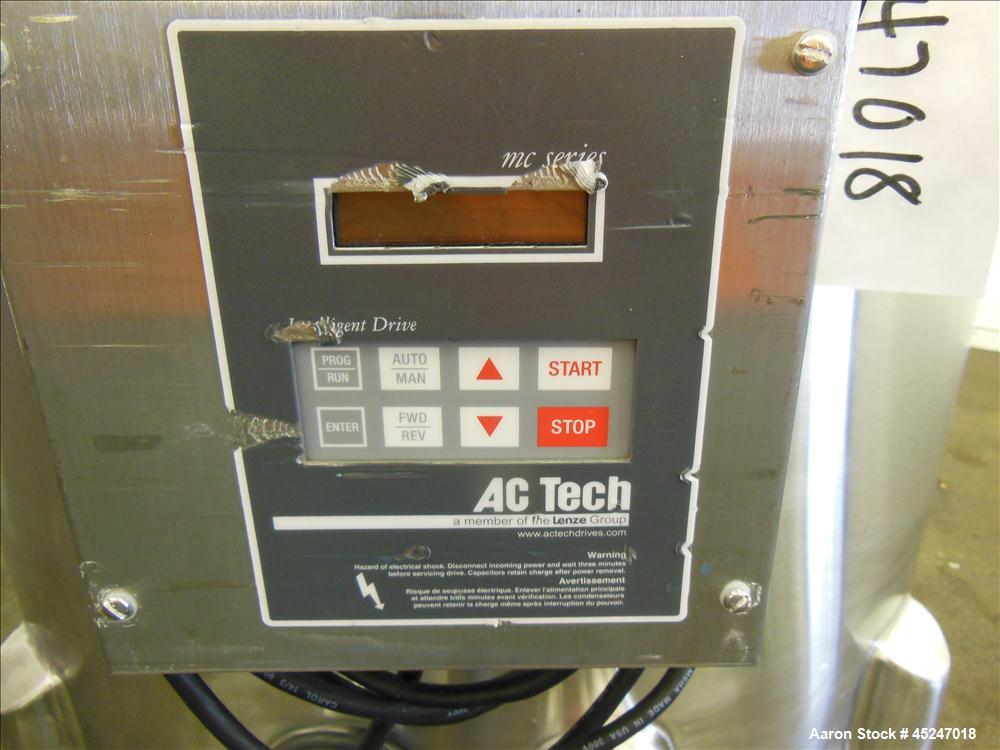 Used 200 Gallon Stainless Steel Pure-Flo Precision Tank, Model MBI410H37