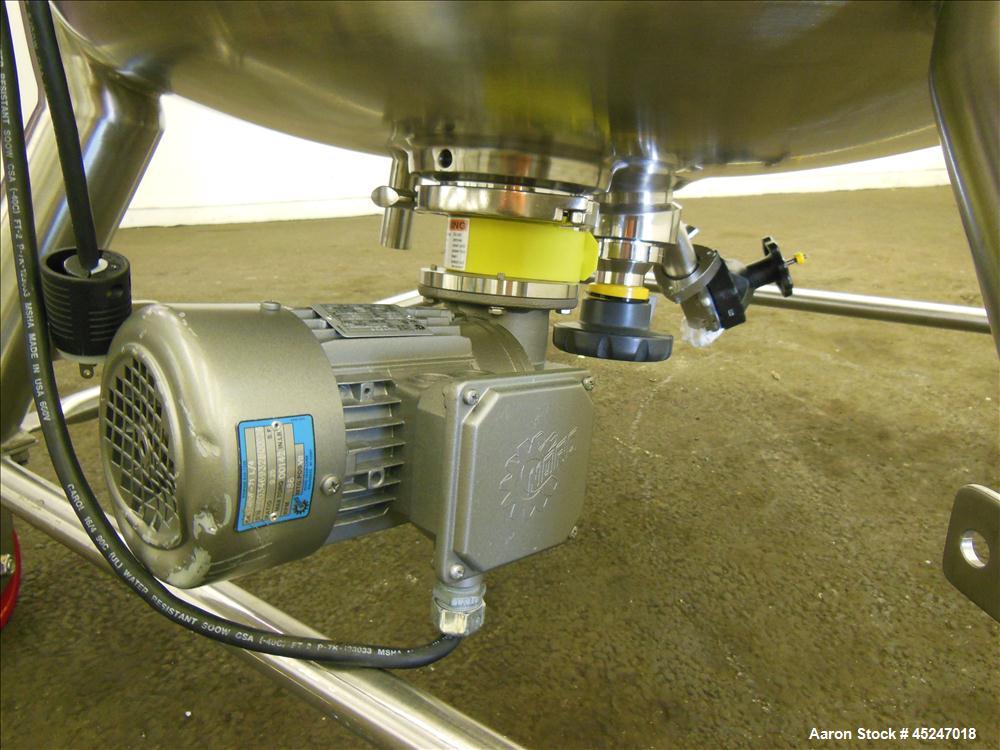 Used 200 Gallon Stainless Steel Pure-Flo Precision Tank, Model MBI410H37