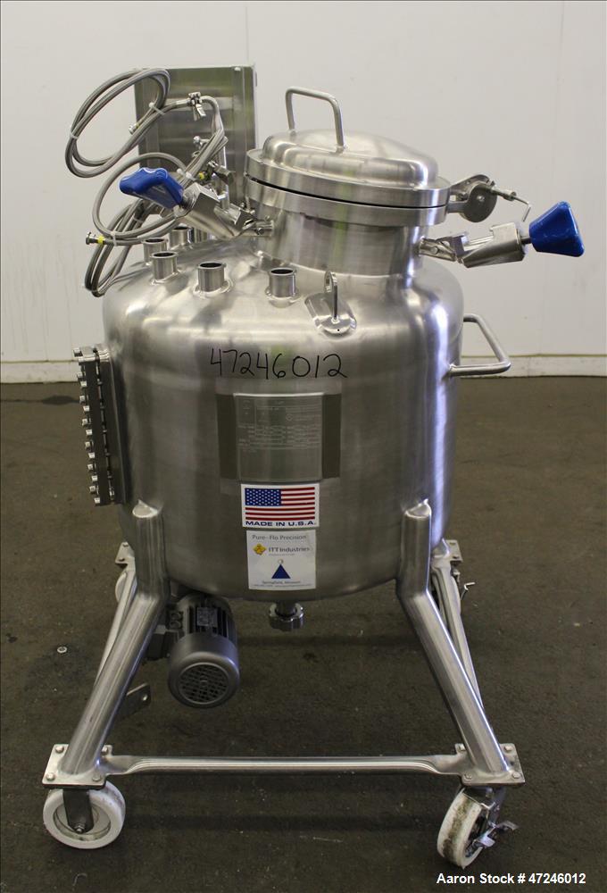 Used Pure-Flo Precision Pressure Tank, 150 liter (39.6 Gallons), 316L Stainless