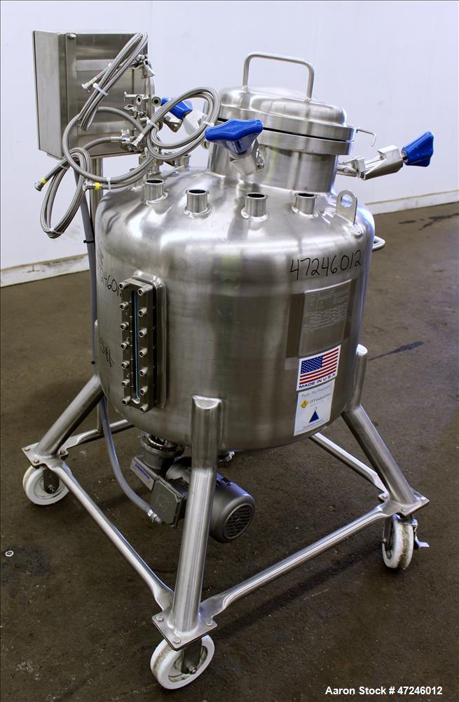 Used Pure-Flo Precision Pressure Tank, 150 liter (39.6 Gallons), 316L Stainless