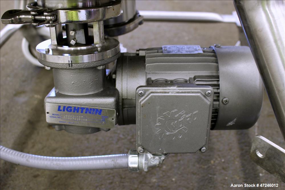 Used Pure-Flo Precision Pressure Tank, 150 liter (39.6 Gallons), 316L Stainless