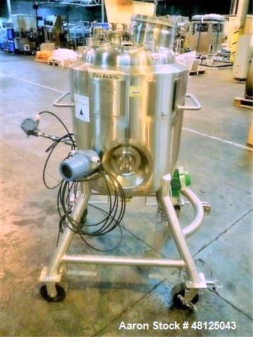 Used- Purflo Precision 100 Liter (26.4 Gallon) Mixing Vessel