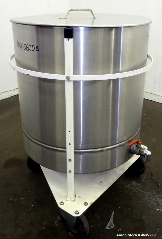 Used 300 Liter Stainless Steel M.J.S. Tank