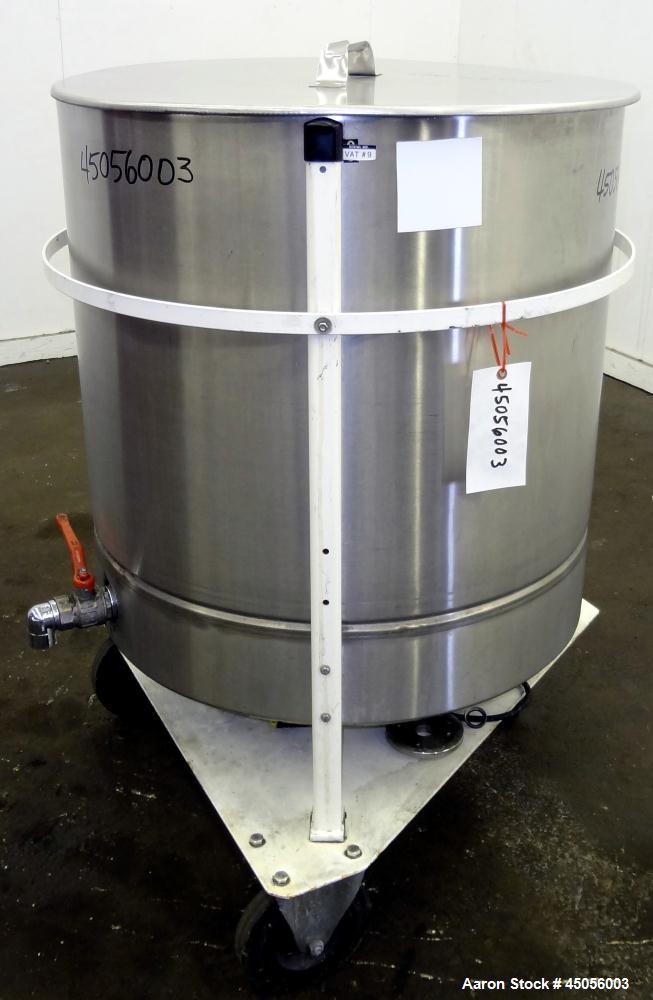 Used 300 Liter Stainless Steel M.J.S. Tank