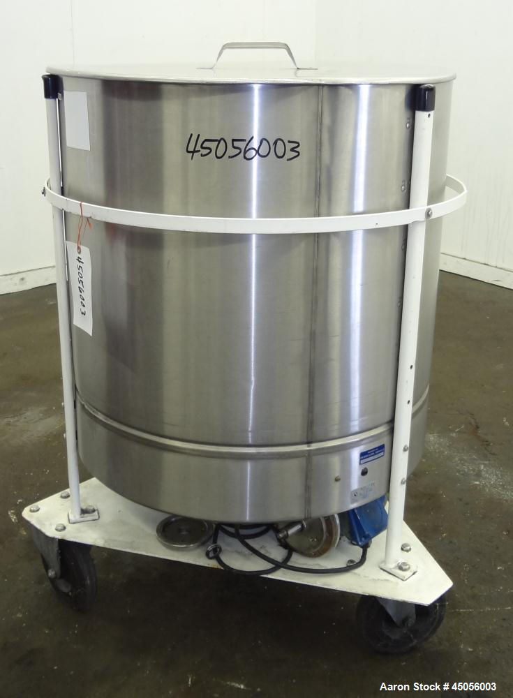 Used 300 Liter Stainless Steel M.J.S. Tank