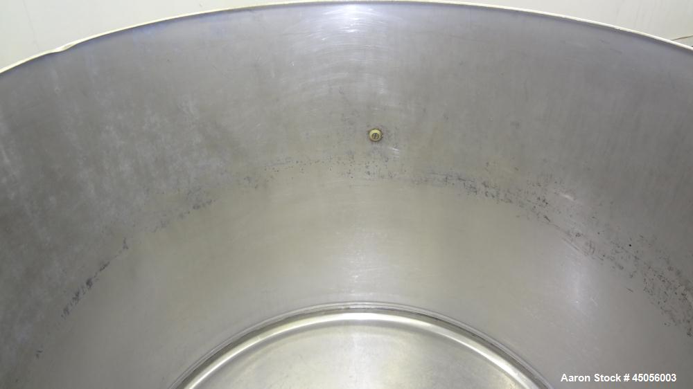 Used 300 Liter Stainless Steel M.J.S. Tank