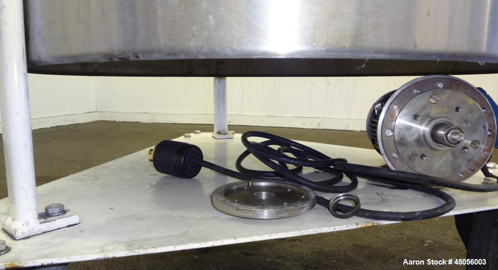 Used 300 Liter Stainless Steel M.J.S. Tank