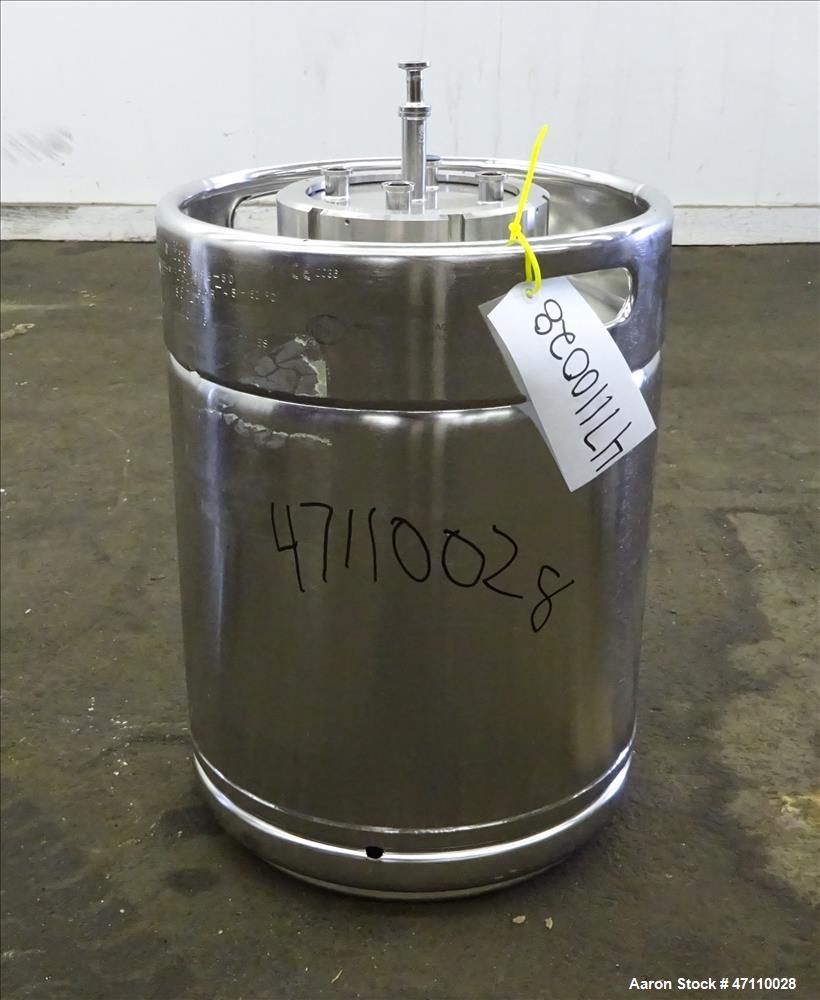 Used- Bolz Rutten Sterile Storage Systems Pressure Tank, 13.2 Gallon