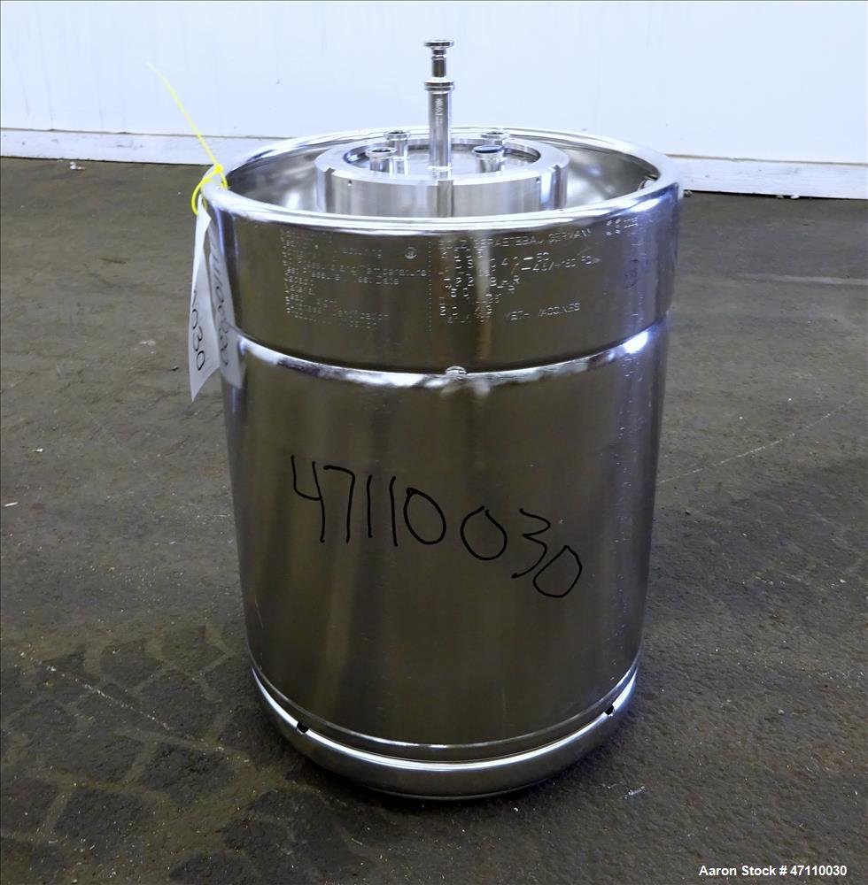 Used- Bolz Rutten Sterile Storage Systems Pressure Tank, 13.2 Gallon