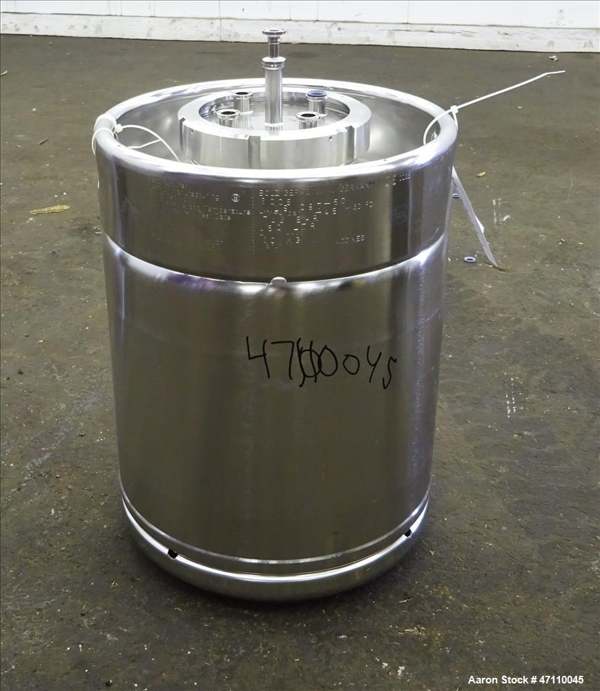 Used- Bolz Rutten Sterile Storage Systems Pressure Tank, 13.2 Gallon