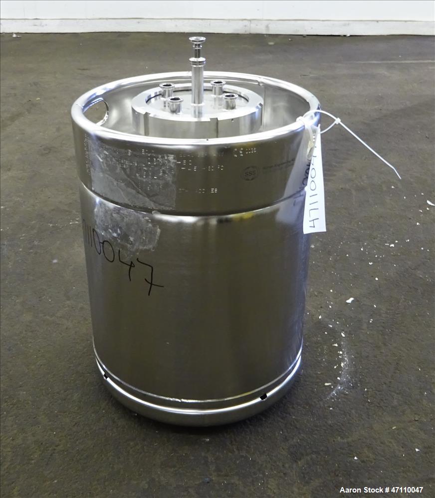 Used- Bolz Rutten Sterile Storage Systems Pressure Tank, 13.2 Gallon