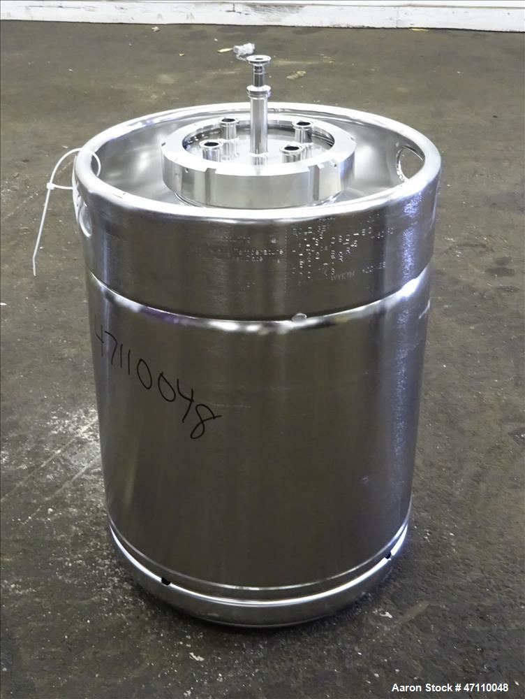 Used- Bolz Rutten Sterile Storage Systems Pressure Tank, 13.2 Gallon