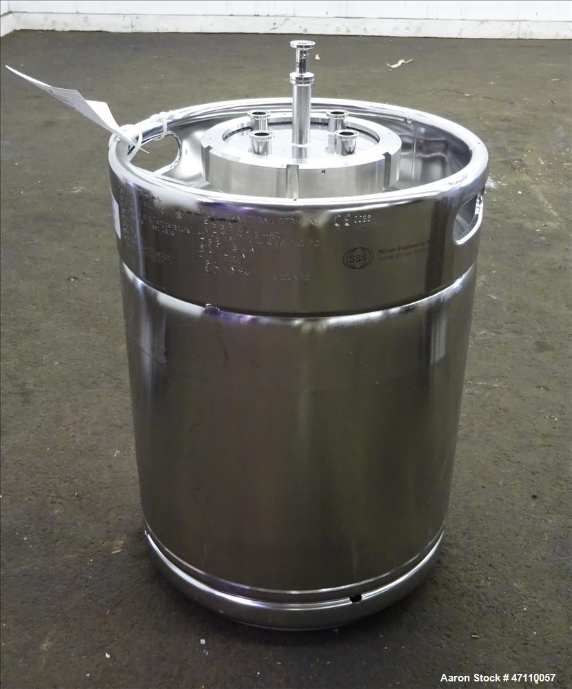 Used- Bolz Rutten Sterile Storage Systems Pressure Tank, 13.2 Gallon