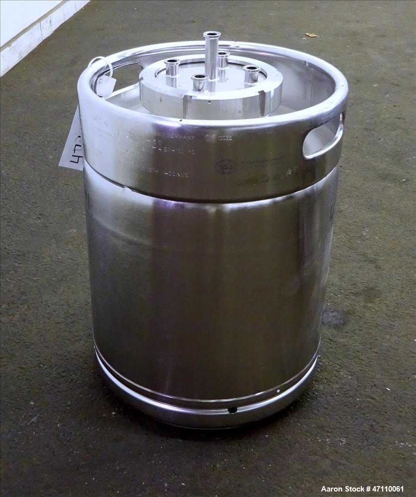 Used- Bolz Rutten Sterile Storage Systems Pressure Tank, 13.2 Gallon