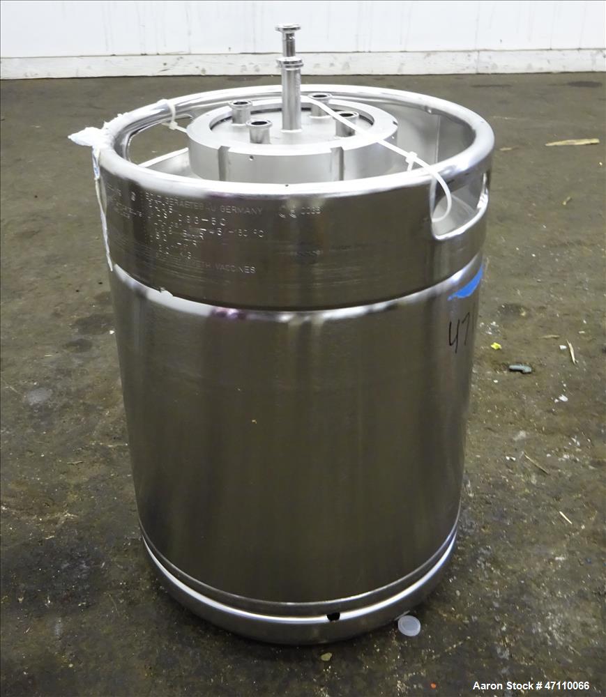 Used- Bolz Rutten Sterile Storage Systems Pressure Tank, 13.2 Gallon