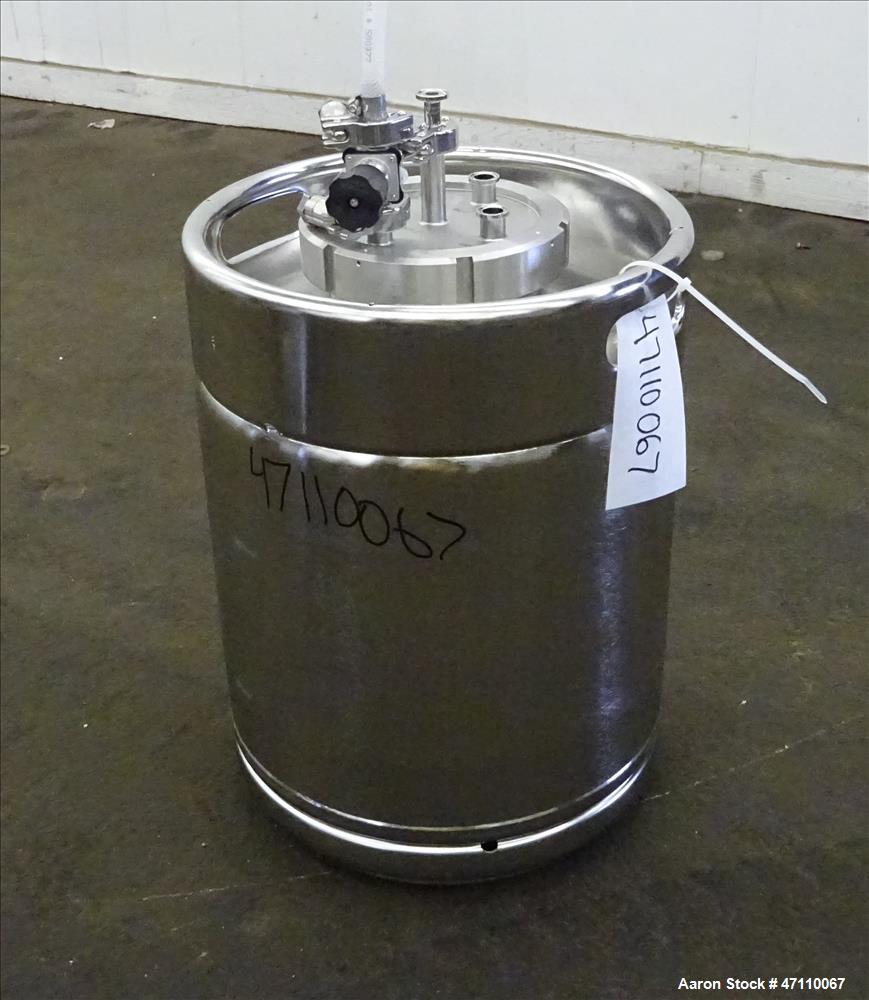 Used- Bolz Rutten Sterile Storage Systems Pressure Tank, 13.2 Gallon