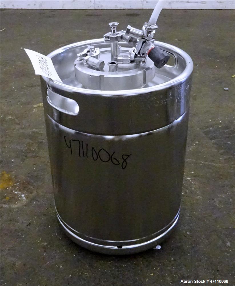 Used- Bolz Rutten Sterile Storage Systems Pressure Tank, 13.2 Gallon