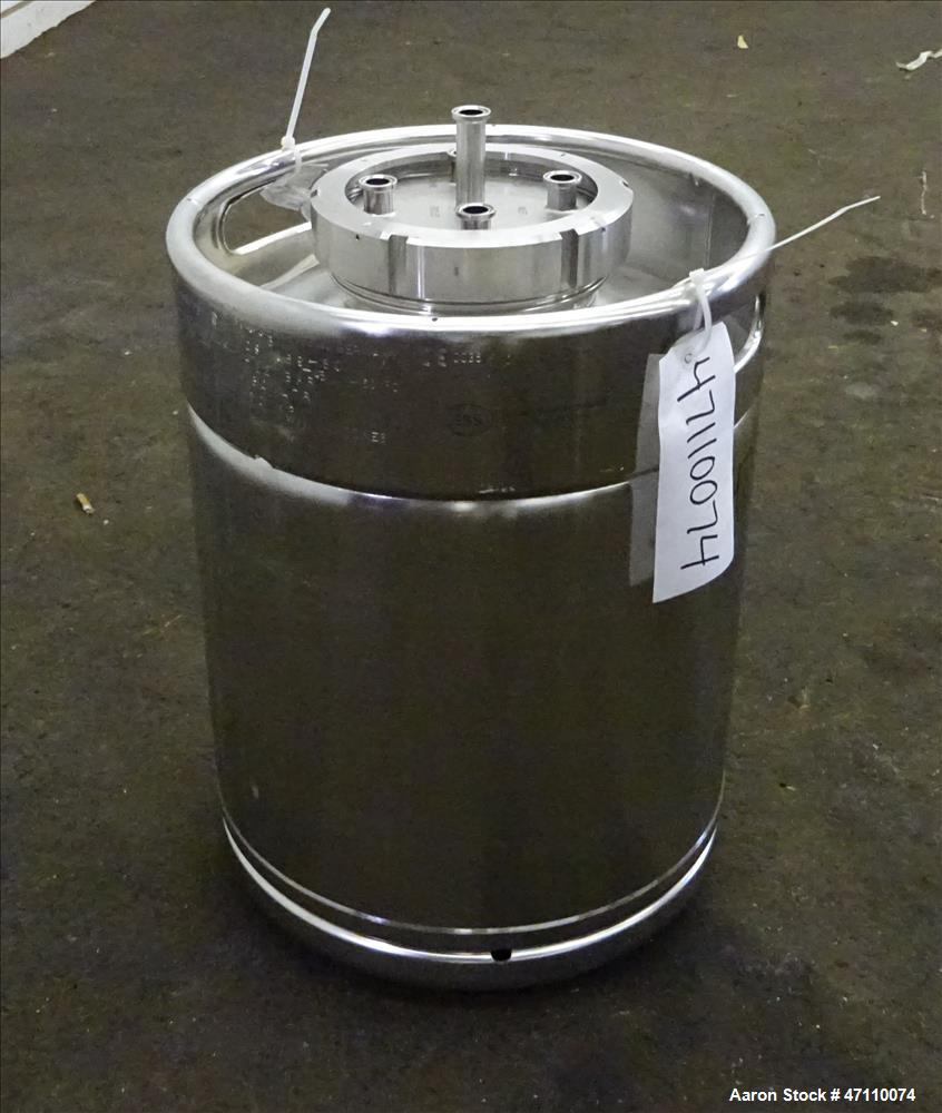 Used- Bolz Rutten Sterile Storage Systems Pressure Tank, 13.2 Gallon