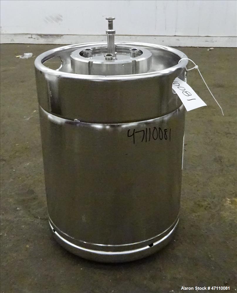 Used- Bolz Rutten Sterile Storage Systems Pressure Tank, 13.2 Gallon (50 Liter) Capacity, 316L Stainless Steel, Vertical. Ap...