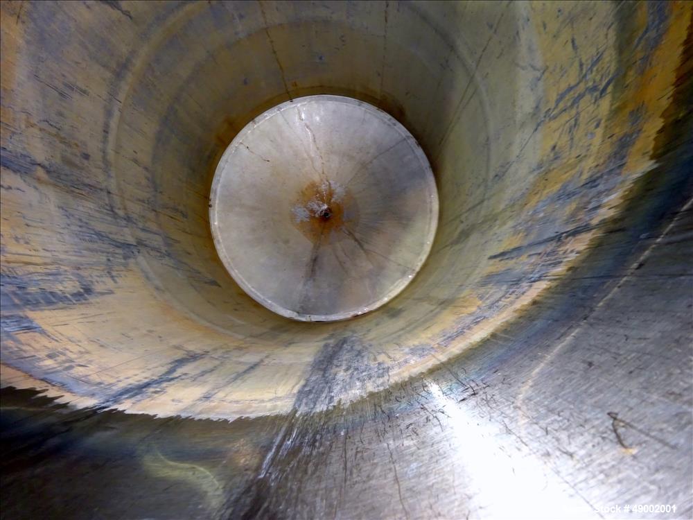 Used Sani-Tanks Tank, Approximate 400 Gallon, 304 Stainless Steel, Vertical.