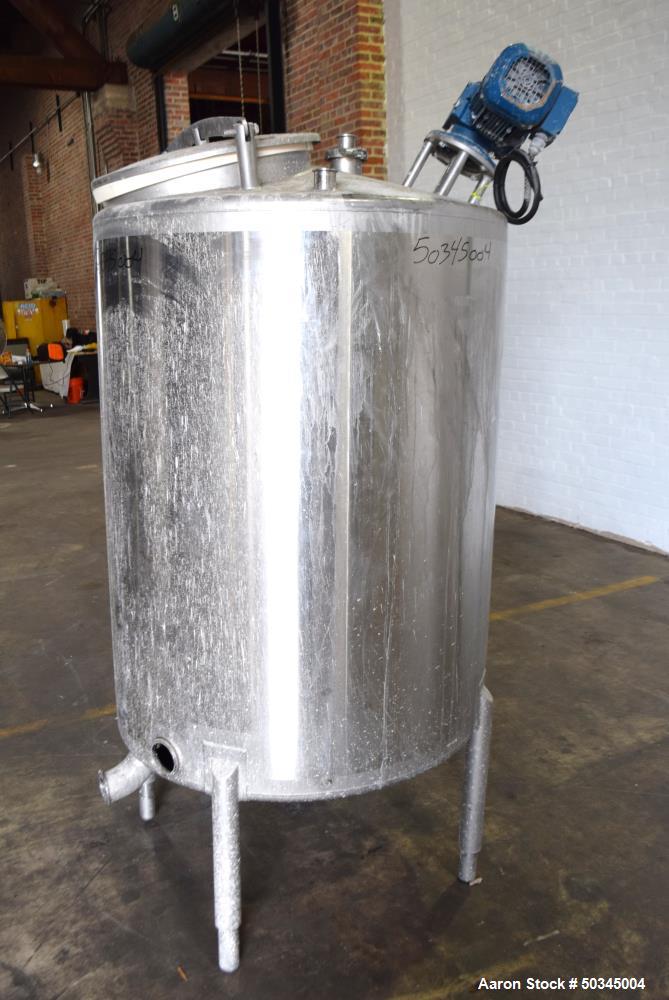 Used Scherping Systems Tank, 200 Gallon, Model C2552A, Stainless Steel, Vertica