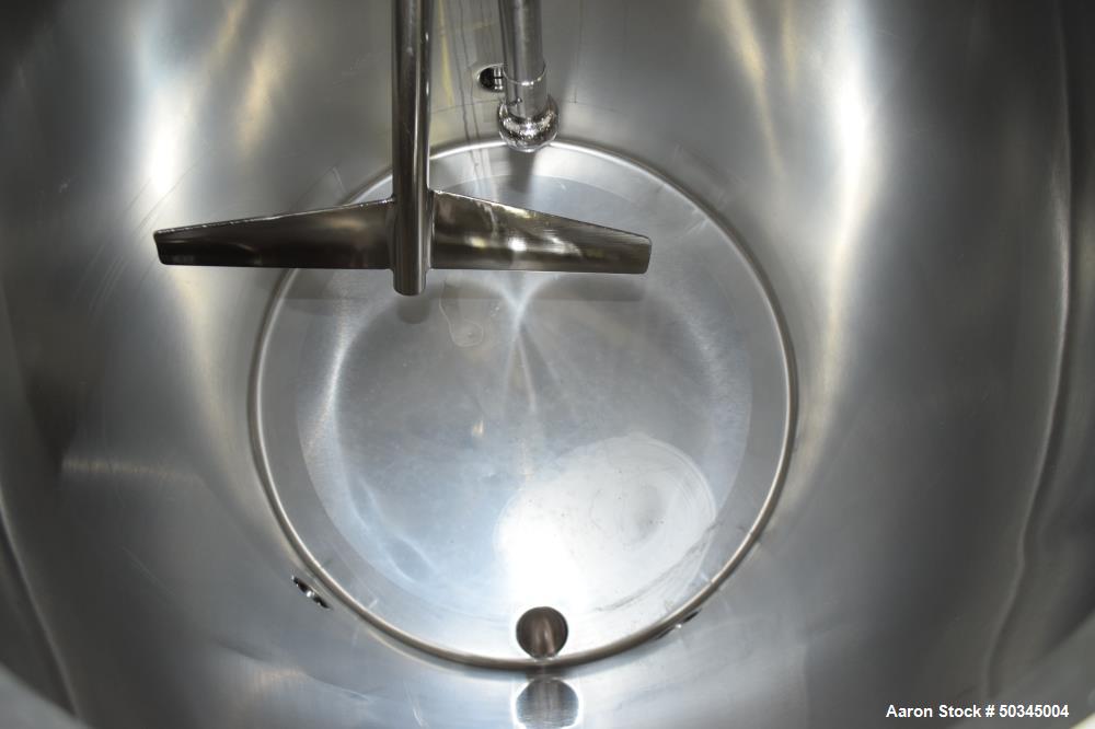Used Scherping Systems Tank, 200 Gallon, Model C2552A, Stainless Steel, Vertica