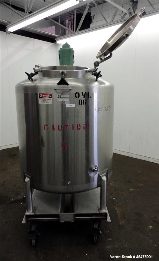 Used 850 liter Stainless Steel Scherping Systems Tank, Model MT-850L