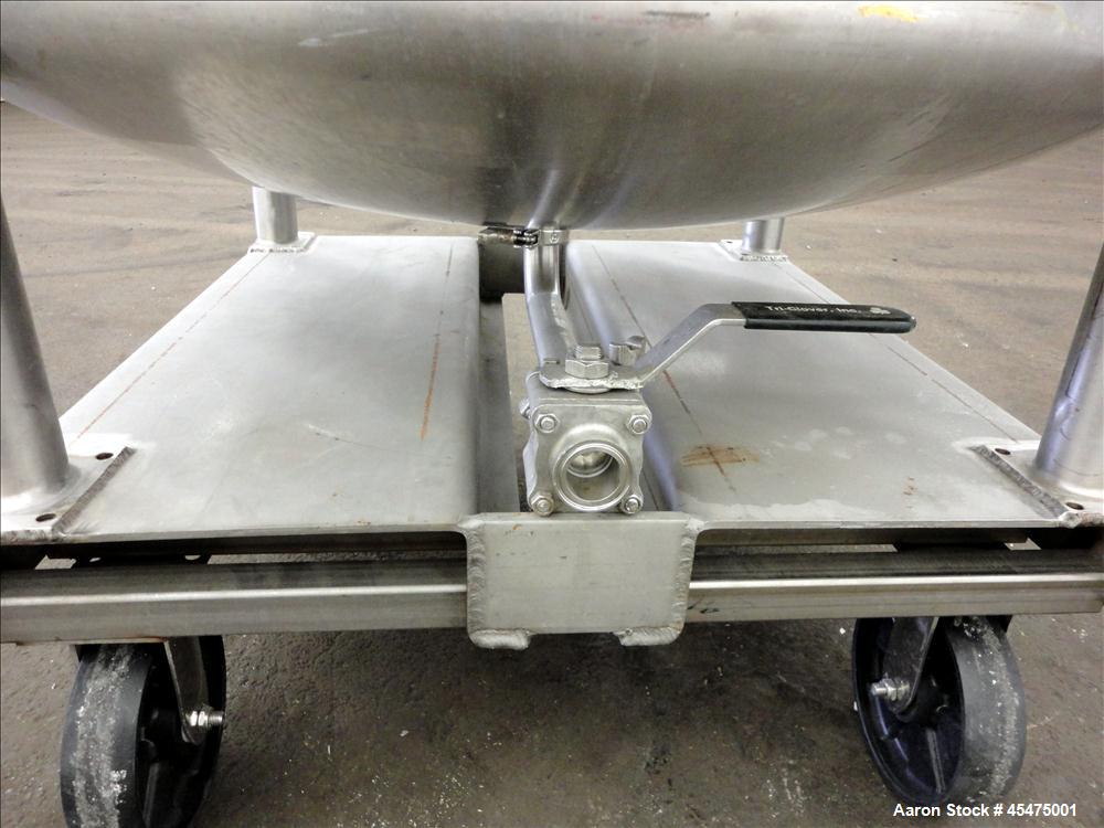 Used 850 liter Stainless Steel Scherping Systems Tank, Model MT-850L