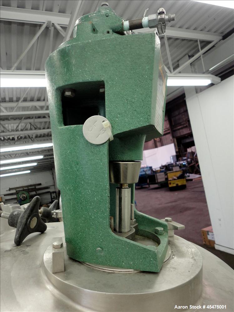 Used 850 liter Stainless Steel Scherping Systems Tank, Model MT-850L
