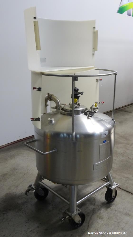 Used Sharpsville Pressure Mix Tank, 200 Liter, Model 200 Liter