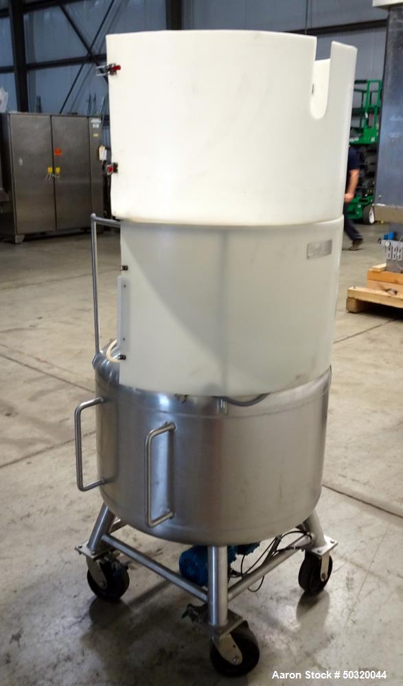 Used Sharpsville Pressure Mix Tank, 200 Liter, Model 200 Liter