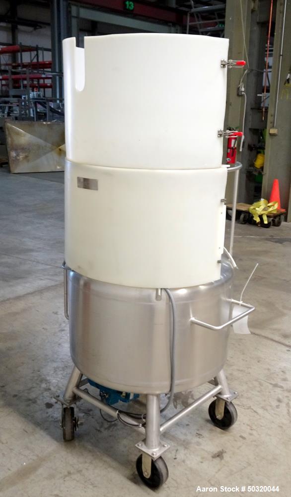 Used Sharpsville Pressure Mix Tank, 200 Liter, Model 200 Liter