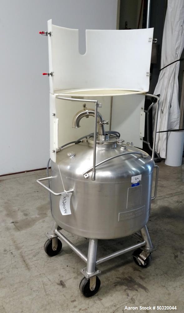 Used Sharpsville Pressure Mix Tank, 200 Liter, Model 200 Liter