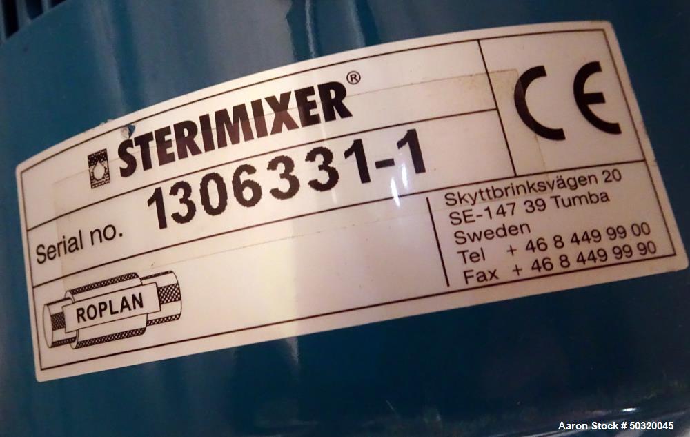 Used Sharpsville Pressure Mix Tank, 200 Liter, 316L Stainless Steel