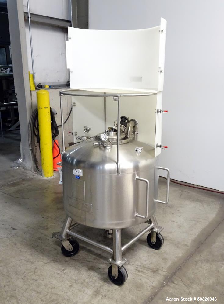 Used Sharpsville Pressure Mix Tank, 200 Liter, 316L Stainless Steel