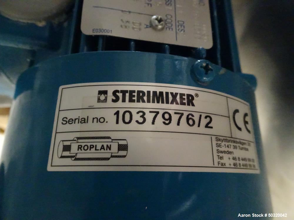 Used Sharpsville Pressure Mix Tank, 200 Liter, Model 200 Liter