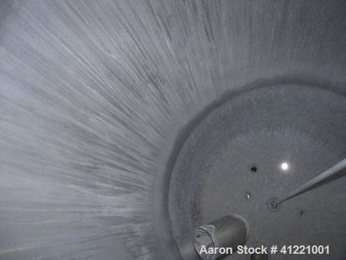 Used Stainless Fabrication Tank, 150 gallon, 316L stainless steel, vertical. 30" diameter x 48" straight side. Bolt on dish top, dish bottom. Internal rated 7 psig at 200 deg F. Openings: top 1/2", (...
