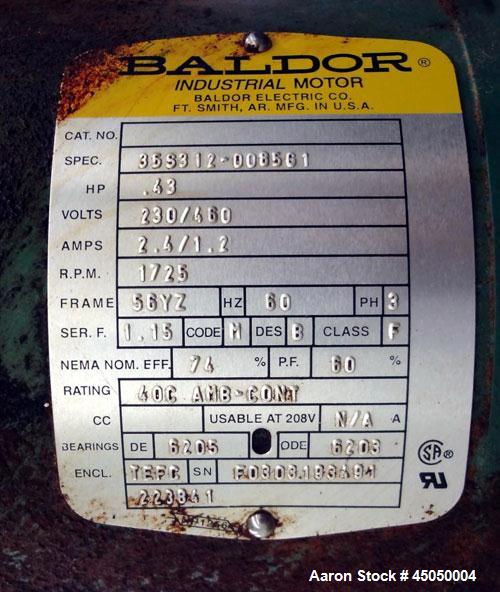 Used Stainless Fabrication Tank, 250 Gallon, 304 Stainless Steel, Vertical. Approximate 38" Diameter x 46" straight side, open top with a 1 piece 1/3 hinged cover, dished bottom. Internal rated atmos...