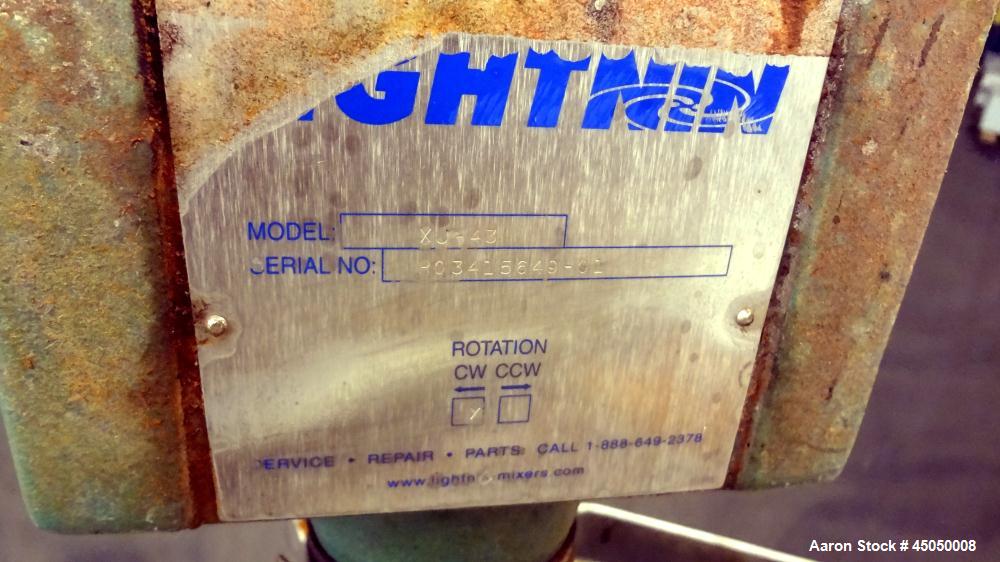 Used Stainless Fabrication Tank, 250 Gallon, 304 Stainless Steel, Vertical. Approximate 38" Diameter x 46" straight side, open top with a 1 piece 1/3 hinged cover, dished bottom. Internal rated atmos...