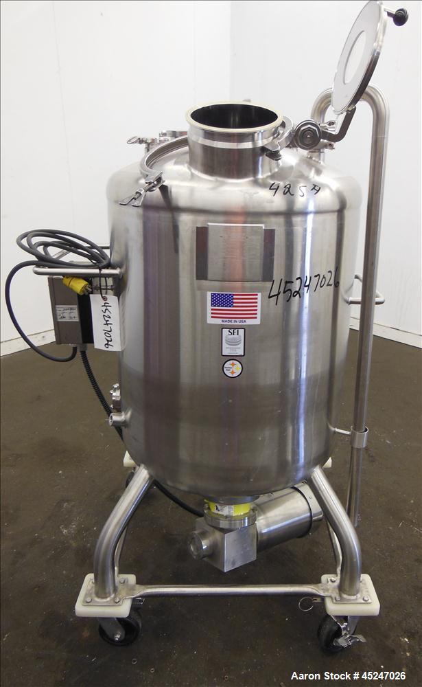Used 300 Liters Stainless Steel Stainless Fabrication SFI Pressure Tank, Model 