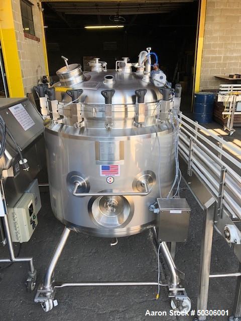 Used- Stainless Steel Fabrication Inc Pressure Tank, Approximately 132 Gallon (5